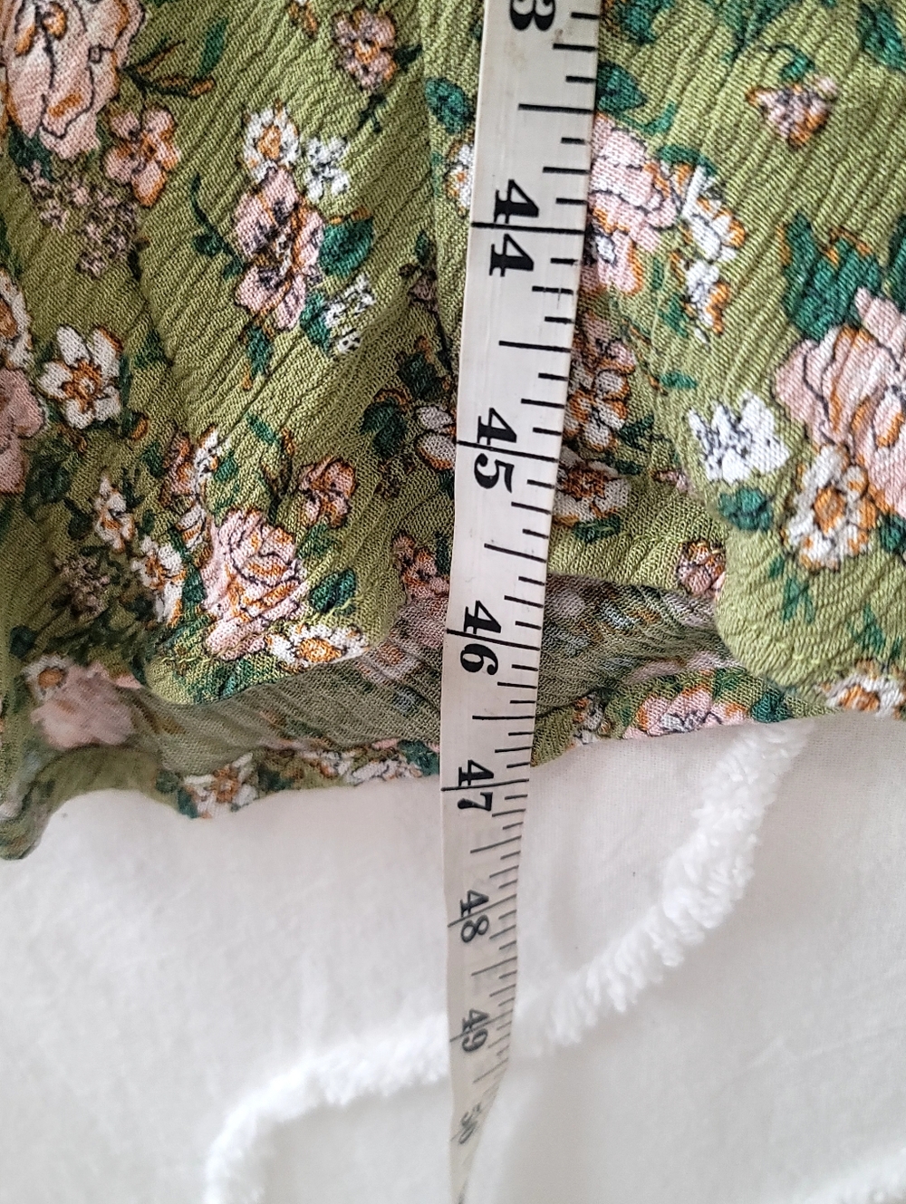 Miss Lola Green Floral Cowl Neck Maxi Dress - Cottagecore Boho - Medium - Picture 7 of 11